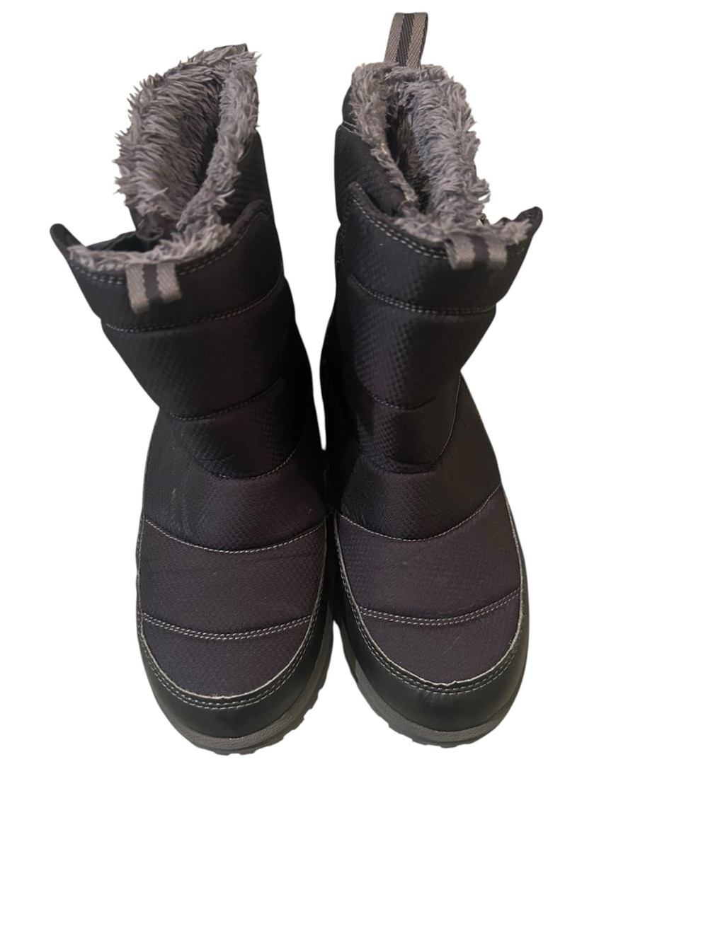 L.L. Bean Kids' Charcoal Gray -Lined Snow Boots size 4
